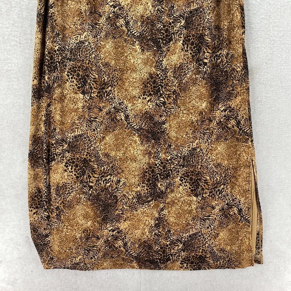 Animal Print Long Maxi Dress Womens‎ 24W Sleeveless - Picture 4 of 12